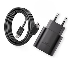 DISEV® – 25W Super Snellader – Power Adapter – USB-C Oplader – 1m USB-C Kabel – Universele Snellader