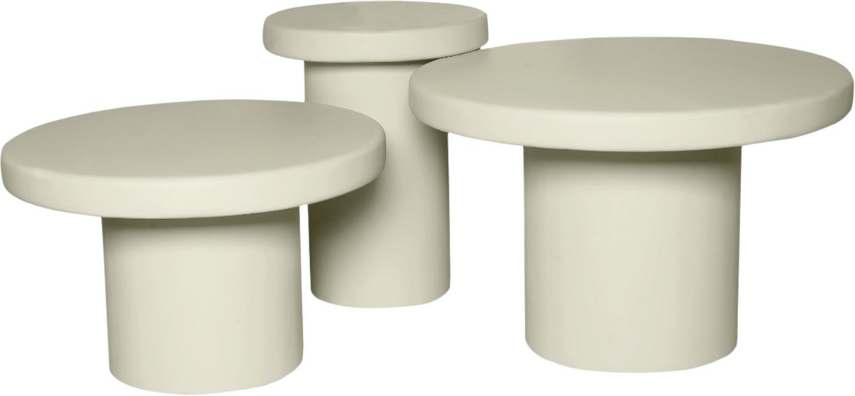 Starfurn Salontafel Maya - Beige - 70x70x45 cm