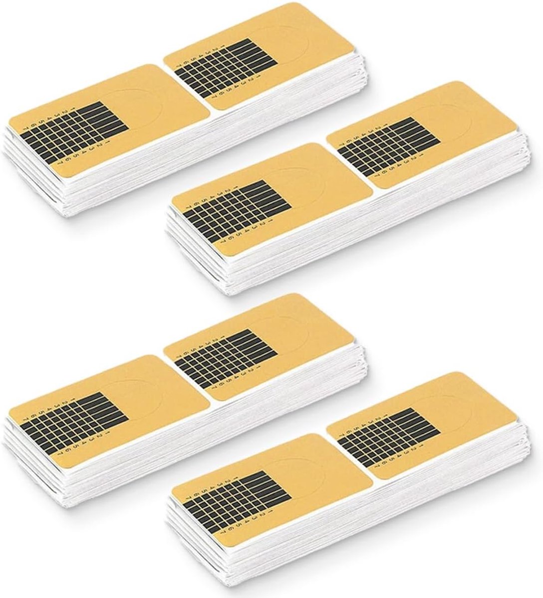 Set van 200 Nagelpapier - Professioneel Nagel Modelling - Nagelverlenging Papier