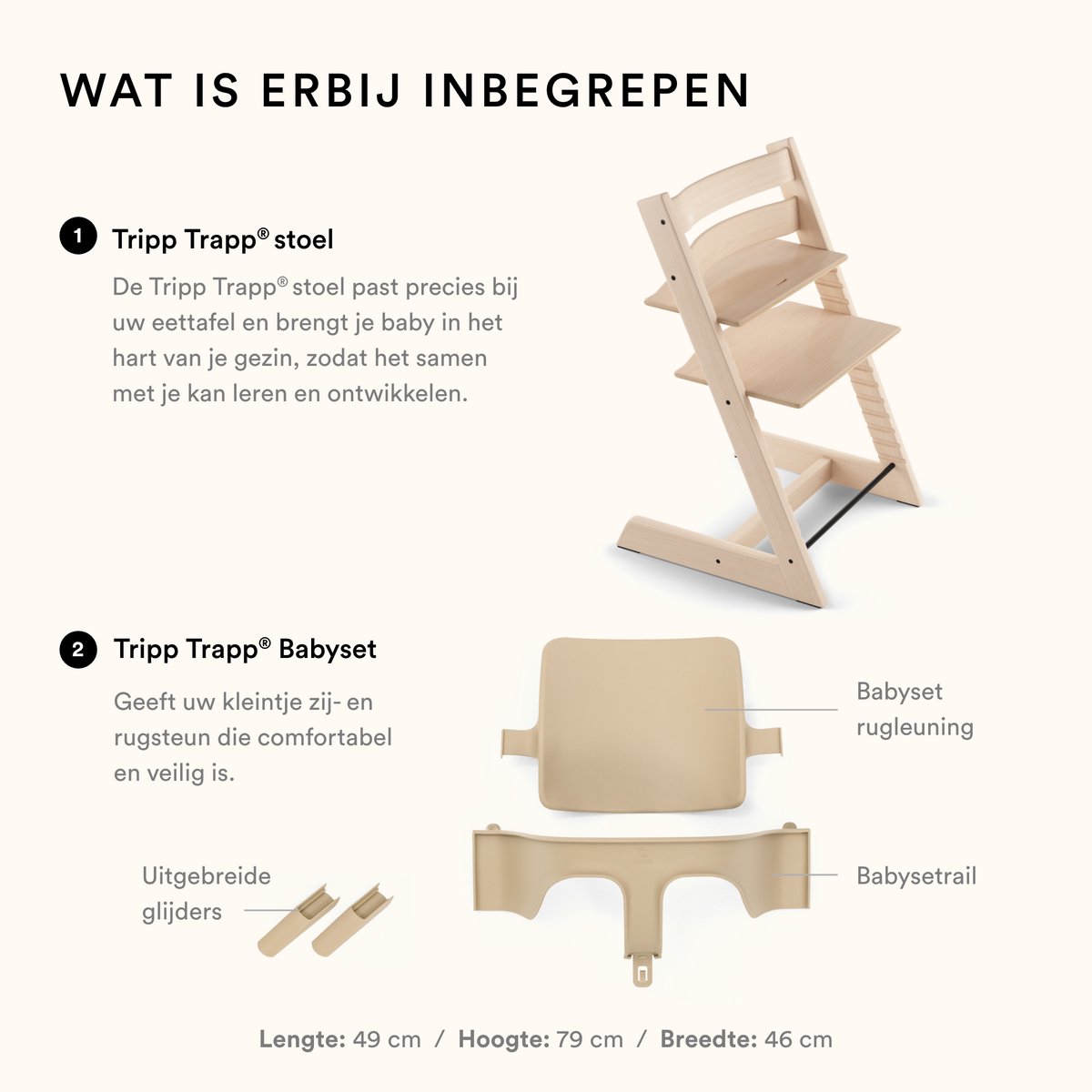 STOKKE AS Stokke Tripp Trapp-kinderstoel, wit thumbnail 5