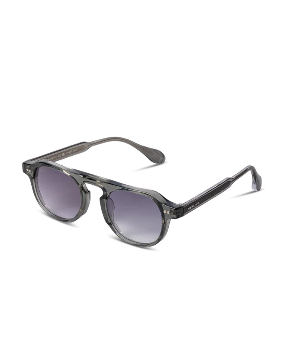 Herling - Auden Sun - Zonnebril - Moonlight Grey - Unisex - UV400-bescherming - Inclusief Luxe Etui