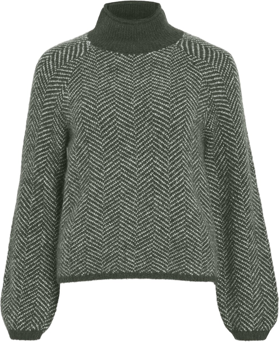 VILA - VILORY HIGH NECK L/S KNIT TOP - NOOS - Dames - Gebreide truien