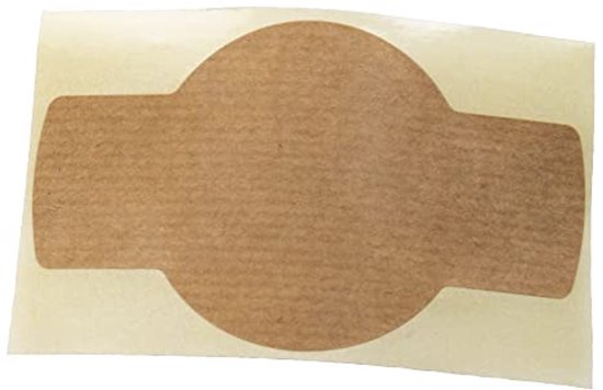 Zelfklevende Kraft Kerstcadeaulabel met 250 Stickers