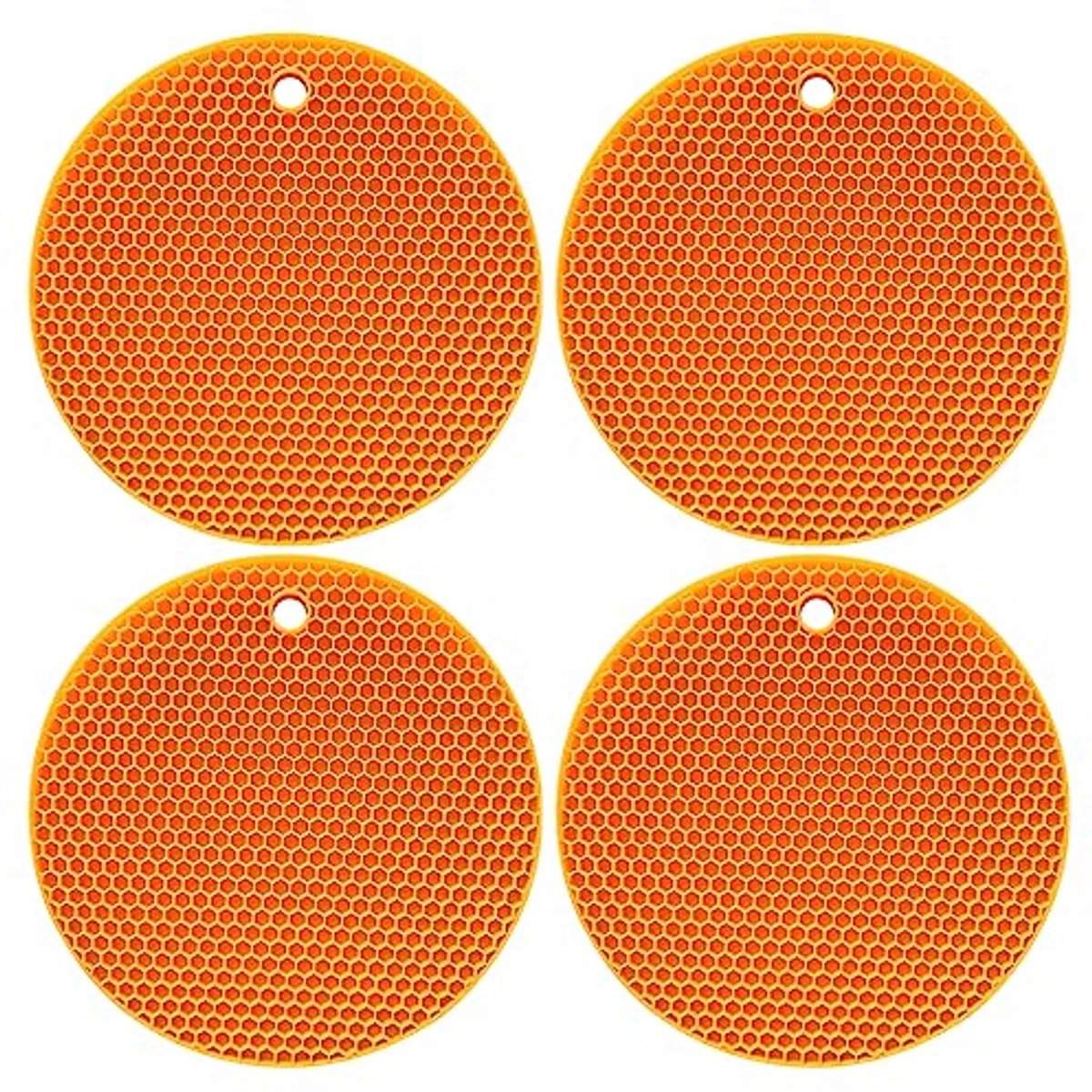 Siliconen Hittebestendige Pannenlappen - Set van 4 - 18 cm Rond
