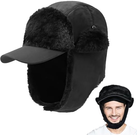 YBCCBY Waterdichte wintermuts, warme mutsen van imitatiebont, 3