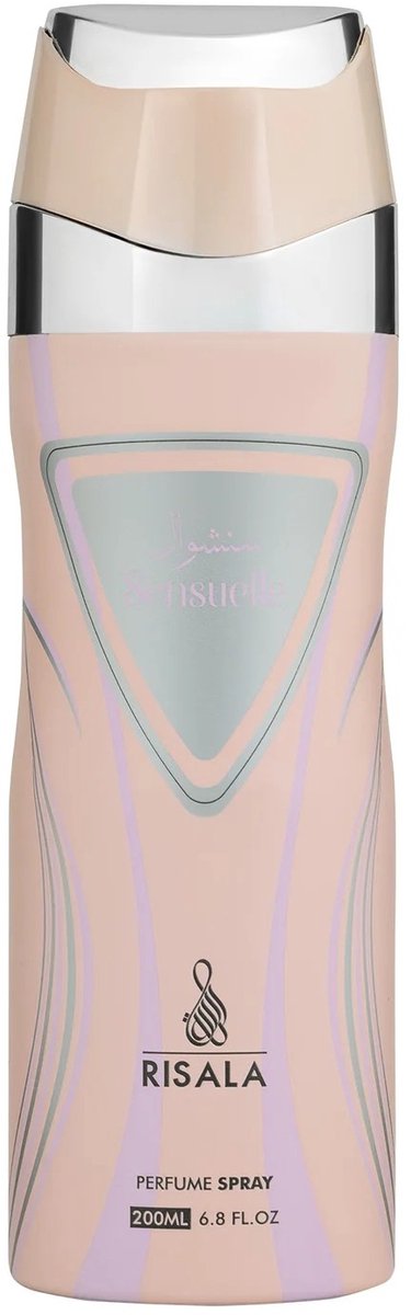 Sensuelle by Risala – 200ml Perfume Deodorant Spray – Long Lasting Arabic Oriental Fragrance from Dubai – Floral, Amber, Musk & Sweet Scent
