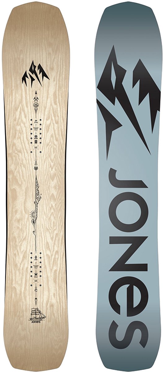 Jones Flagship Snowboard 162W Man Vrouw Bruin
