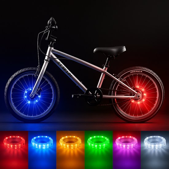 BOTC spaakverlichting fiets LED – USB oplaadbaar – bewegingssensor