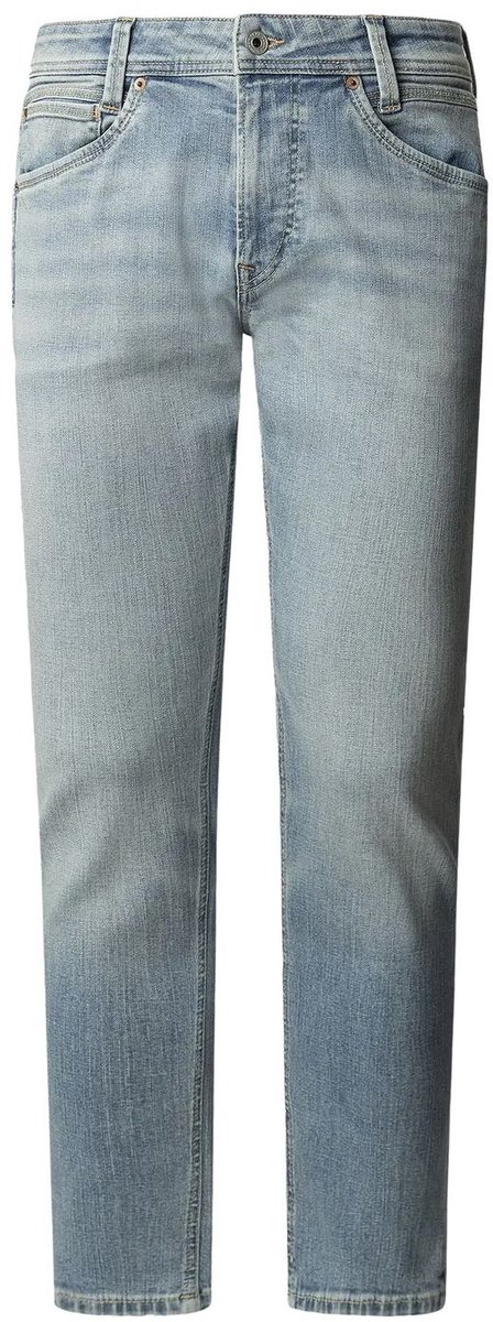 Pepe Jeans Heren Jeans Broeken tapered Fit Blauw 31W / 30L Volwassenen