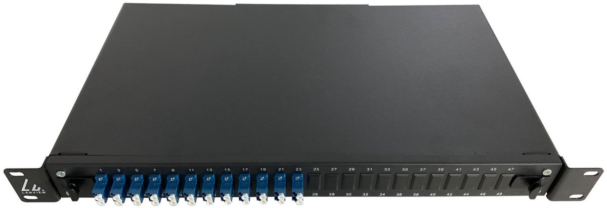 Fibre patch panel 19'' 1U