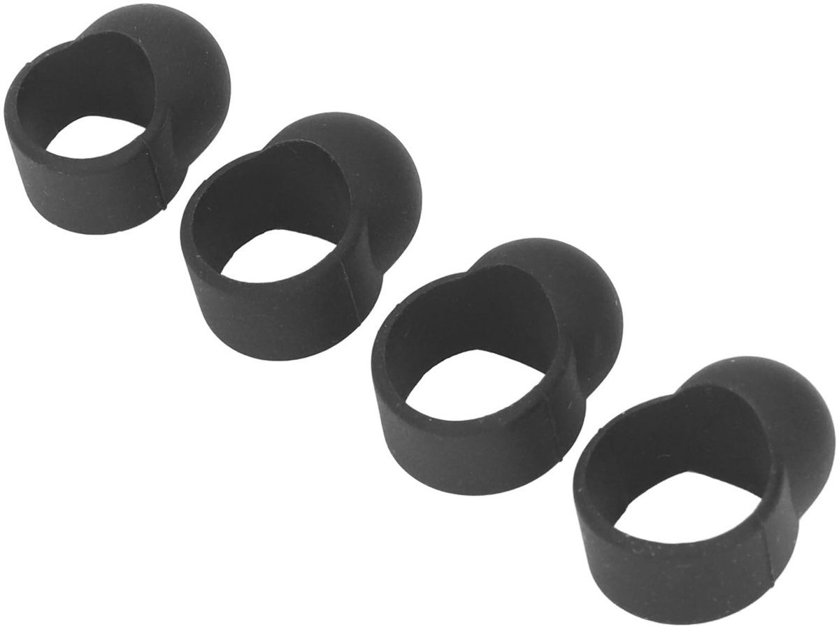 4 Stuks Comfortabele Siliconen Tongtrommelvingerhoezen, voor Oefenen en Optreden, Tongtrommelvingerhoezen Geschikt voor Alle Drums