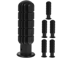 Supvox Pack of 6 Table Football Grips, Non-Slip Kicking Grips, Football Table Grips, Kicker Accessories, Plastic Kicking Grip Table Football Bar Grip Table Football Grip Black