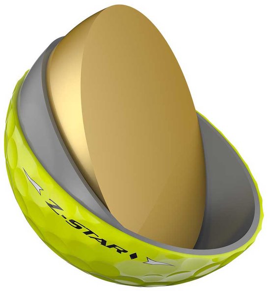 Srixon Z-star Diamond 3 Golfballen Geel 12 Balls van Merkloos — afbeelding 2