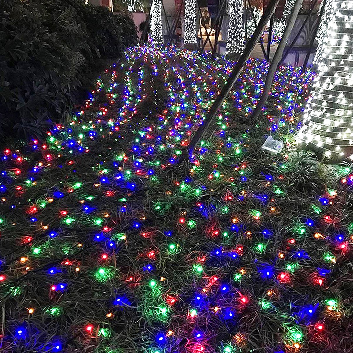 80m 800 LED Lichtketting Buiten Binnen Met Steker Lichtkettinggordijn Kleurig 8 Modi Geheugenfunctie Kerstverlichting Voor Kerstfeest Feestbruiloft Pasen Waterdicht IP44 — cadeau in Cadeau-ideeën - foto 5