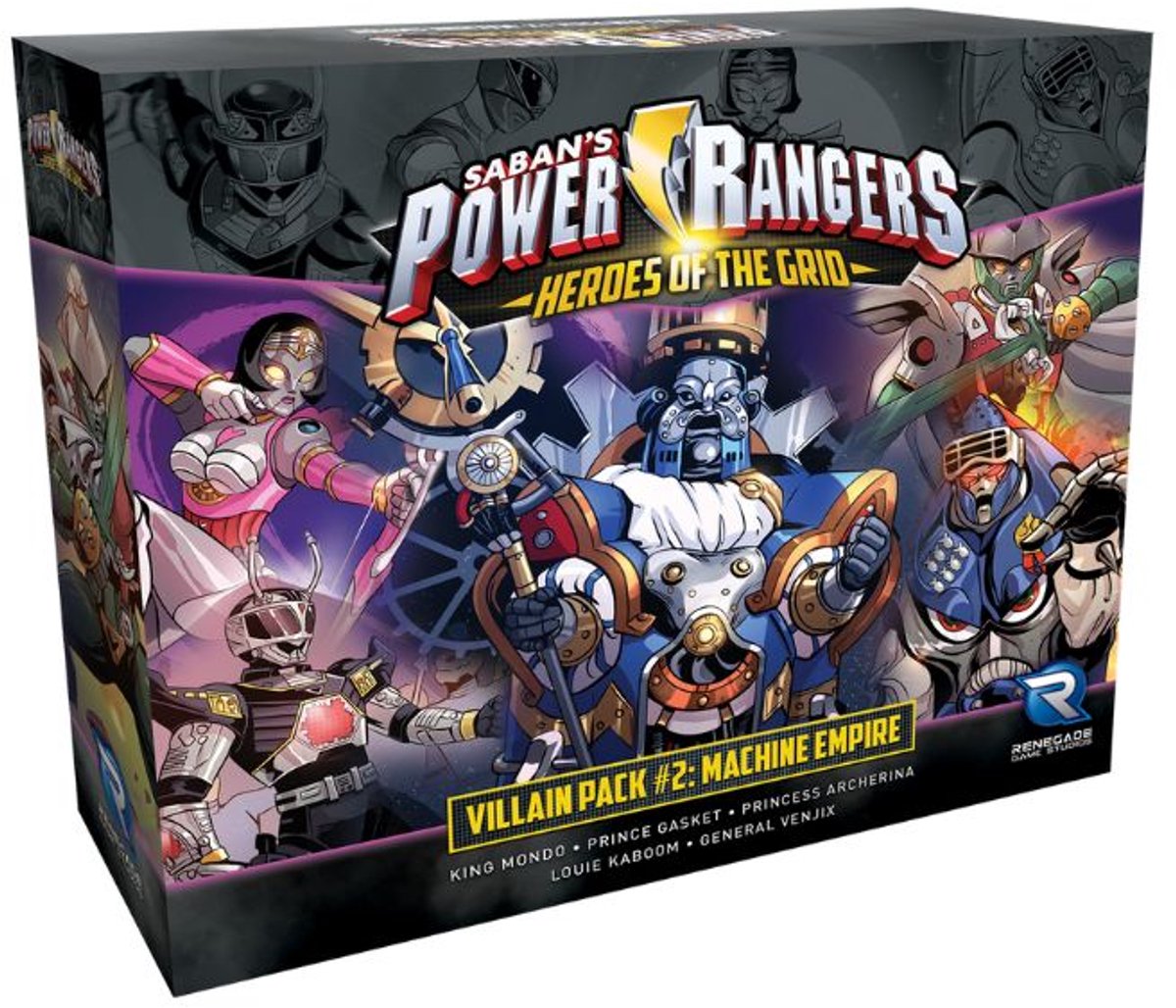 Power Rangers: Heroes of the Grid Villain Pack #2: Machine Empire - Bordspel - Engelstalig - Renegade Game Studios