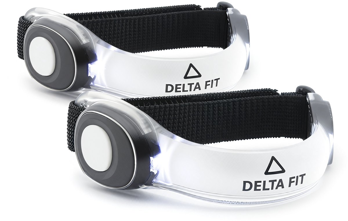 Delta Fit hardloop- & wandelverlichting - Verstelbare LED set 2-stuks