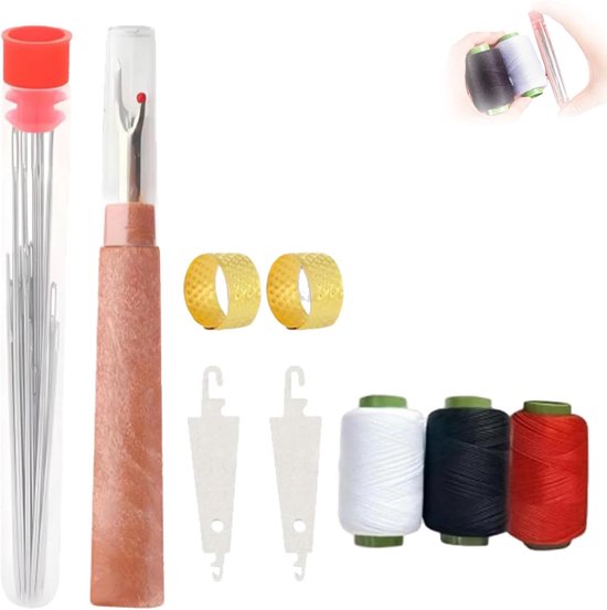 Paracord Naalden - Wit / Hand Sewing Needle / HA-HA