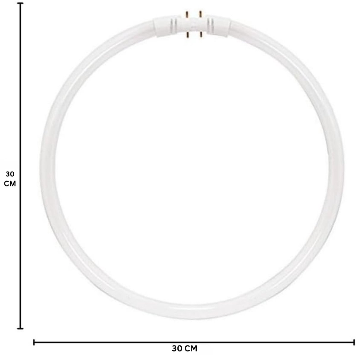 TL5 Cirkel TL-buis 40W – 830 Warm Wit – 2GX13 (4-pins) Ø 30cm – Vervangt Philips/Osram — cadeau in Cadeau-ideeën - foto 4