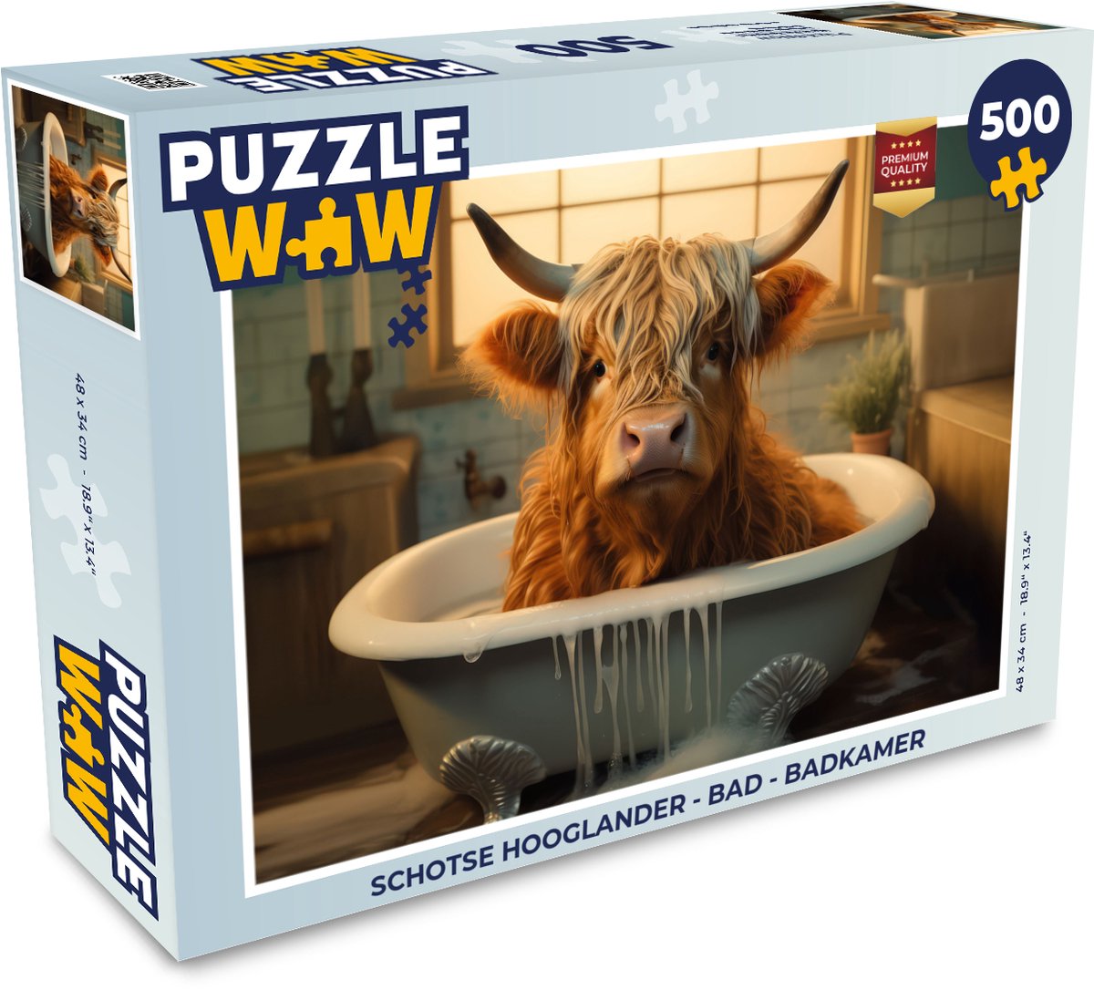 Schotse hooglander - Bad - Badkamer