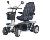 Zorgmiddelenaanhuis - Beschermhoes voor de zitting van uw scootmobiel - universeel - Zwart