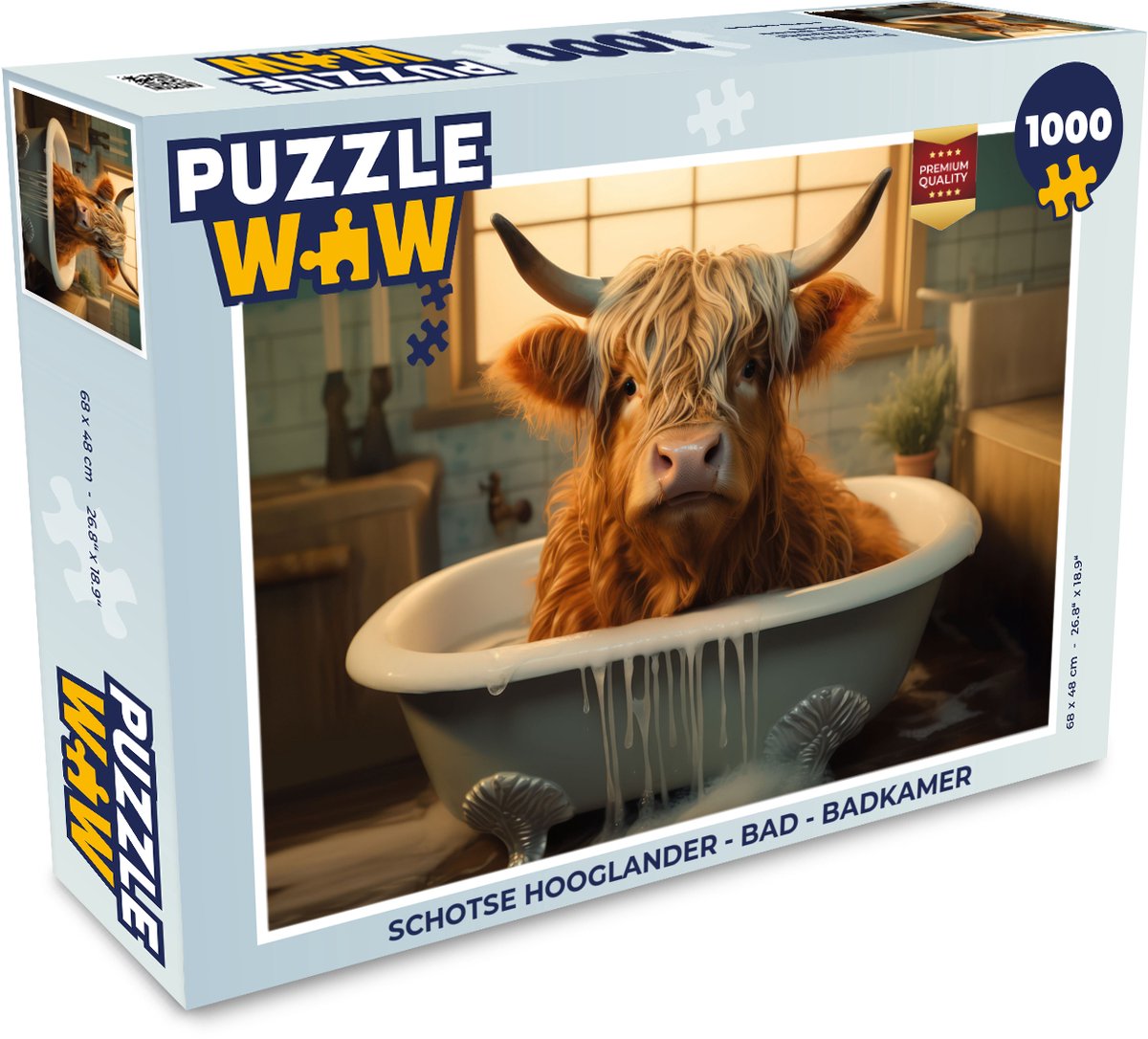 Schotse hooglander - Bad - Badkamer
