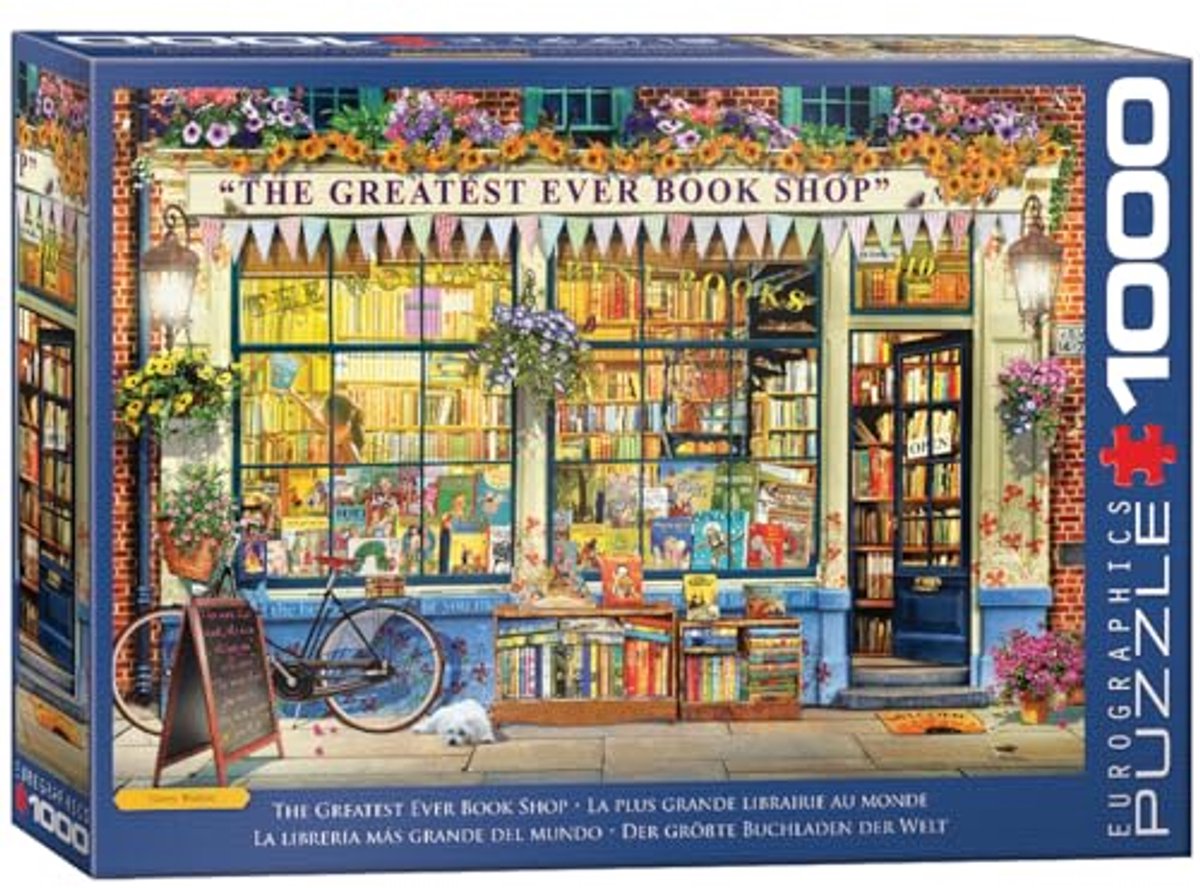 Grootste Boekenwinkel Puzzel van 1000 Stukjes