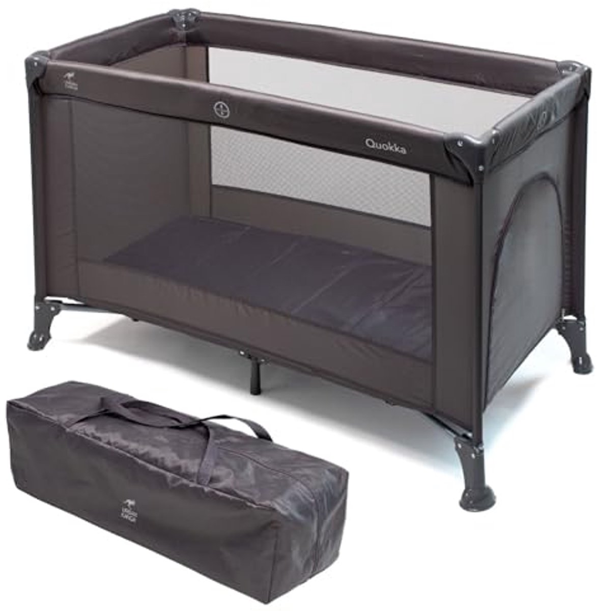 Baby Reisbedje 60x120cm met Draagtas en Afneembare Matras