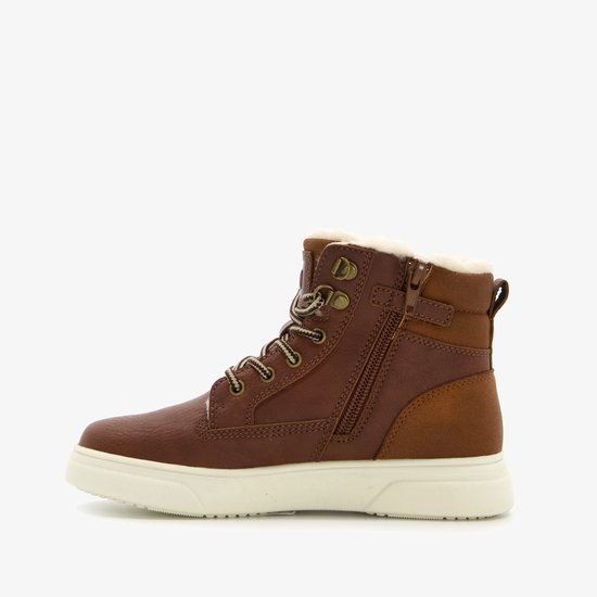 Bottines à lacets garçon doublées Blue Box marron - Taille 28
