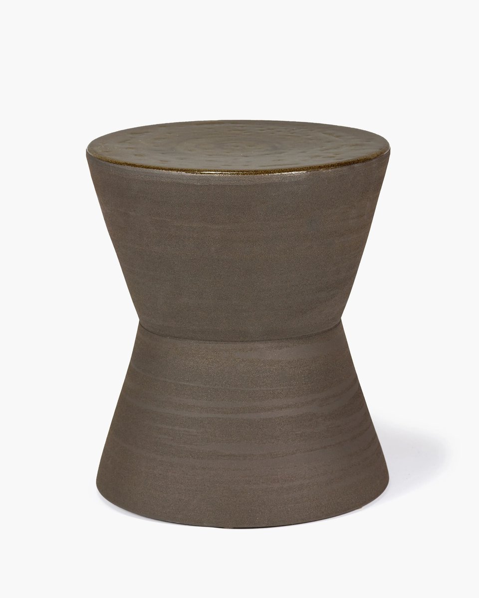 Serax Marie Michielssen Bijzettafel Pawn Sand Black 32 x 32 x 40 cm