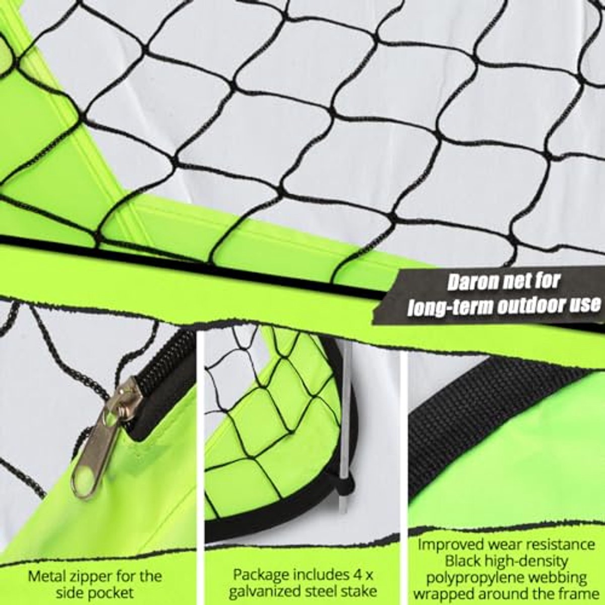 Draagbaar Pop-up Voetbaldoel voor Kinderen - Mini Formaat