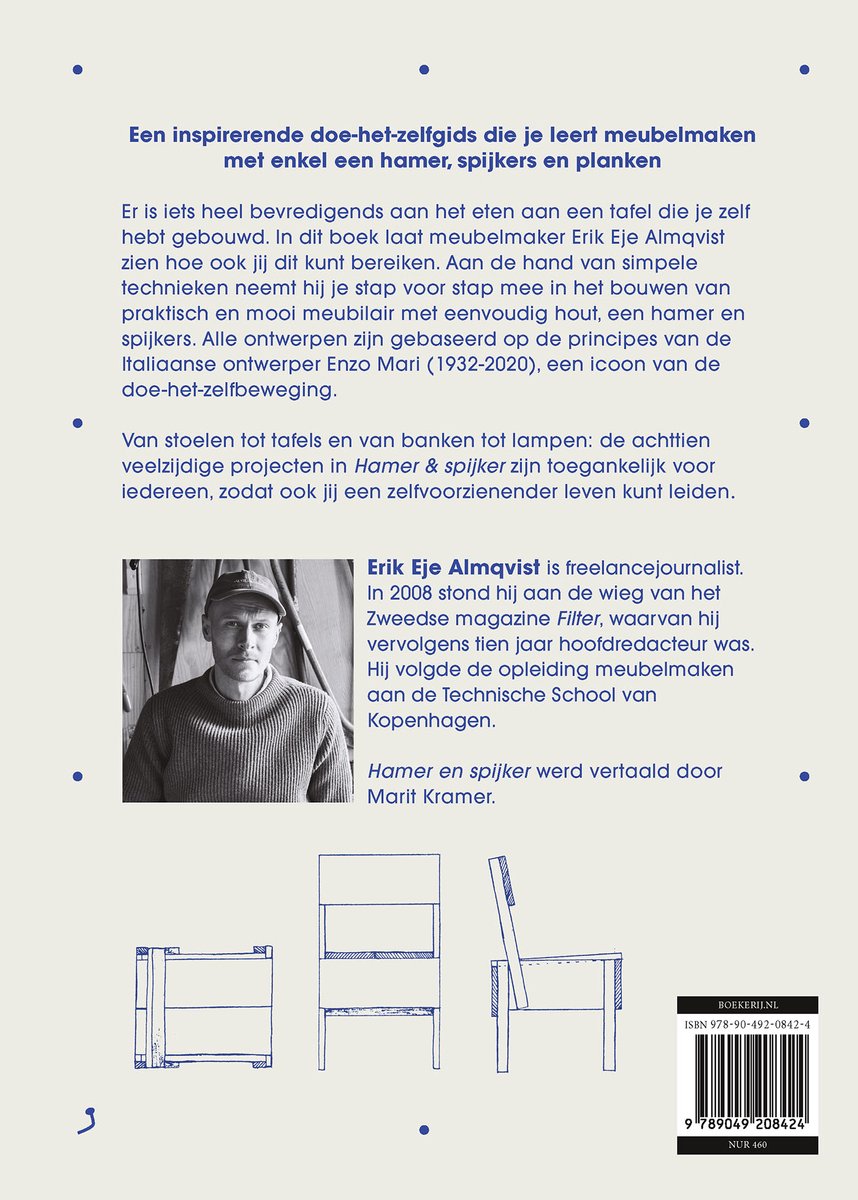 Hamer & spijker - back cover