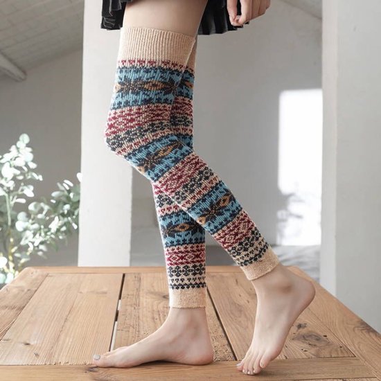 Trendy Gebreide Beenwarmers in 6 Kleuren – Perfect voor de Winter