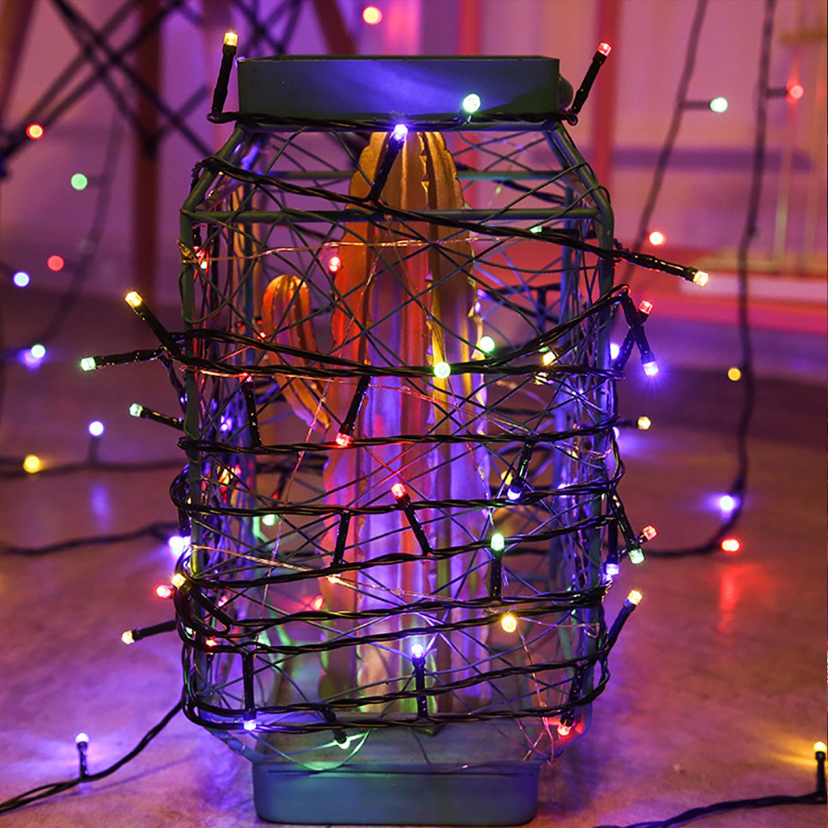 80m 800 LED Lichtketting Buiten Binnen Met Steker Lichtkettinggordijn Kleurig 8 Modi Geheugenfunctie Kerstverlichting Voor Kerstfeest Feestbruiloft Pasen Waterdicht IP44 — cadeau in Cadeau-ideeën - foto 2