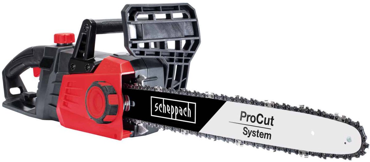 Scheppach Elektrische kettingzaag CSE2700 - 455 cm - 2700 W - Zwart en rood