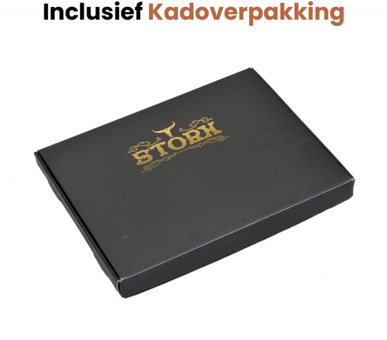 Leren Schort - 81 x 56 cm - BBQ Schort met Groot Vak