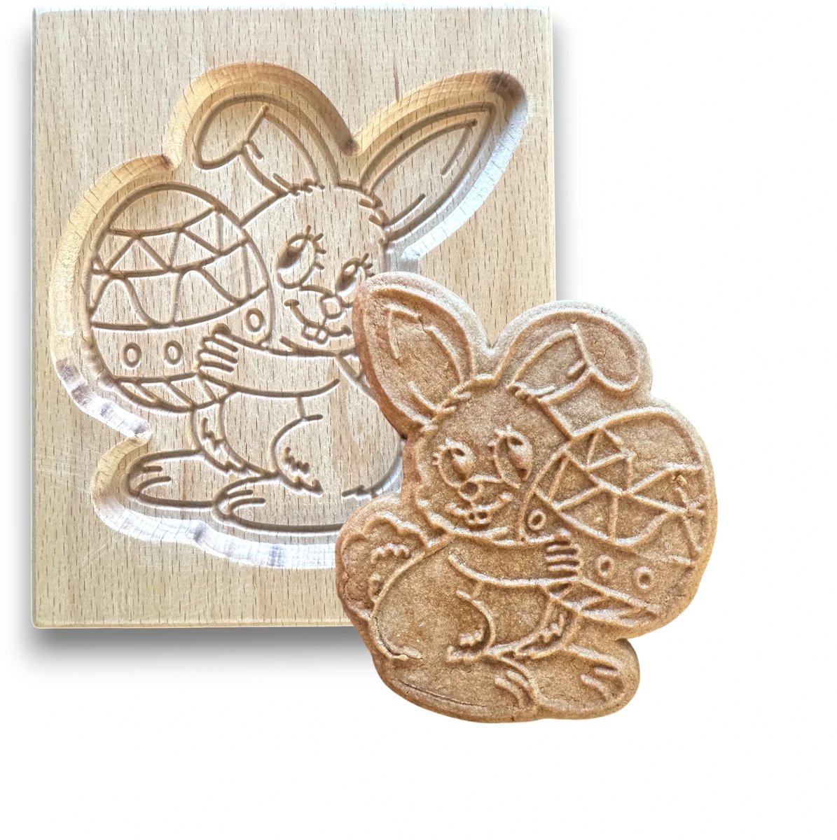 Speculaasplank de echte Paashaas