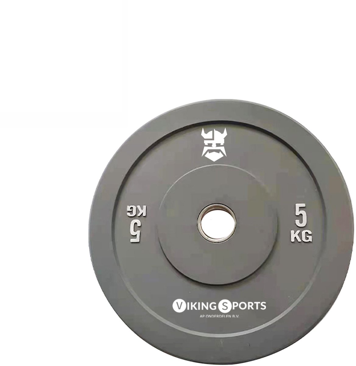 Viking Sports - Bumper plate - 5 kg - rubber - grijs