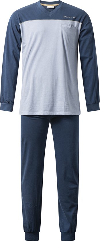 Gentlemen - heren pyjama 411911 - all season pyjamaset - donkerblauw - maat L