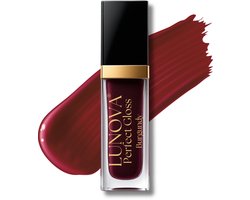 Lunova - Perfect Gloss – Lipgloss – Burgundy - Prachtige diep klassieke rode burgundy kleur - Prachtige glans & pure hydratie in 1 swipe!