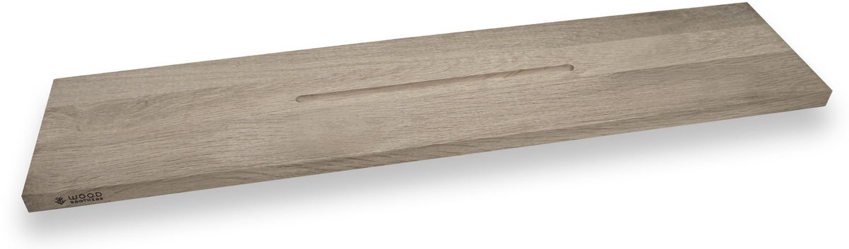 Badplank eiken grijs recht 70 x 20 cm - 25 mm - Badplank - Bad plank - Badplanken - Badplank voor in bad - Badplank eiken - Badplank hout