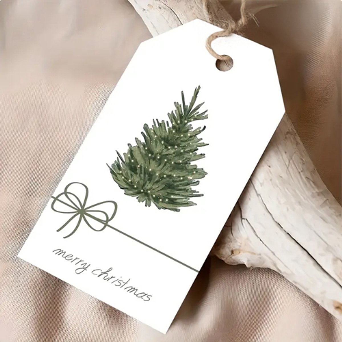 Kerstlabels - cadeau label - inpak label - kest - cadeau versiering - kerstkaart