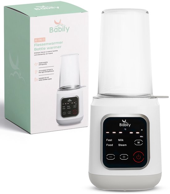 Babily 6-in-1 Flessenwarmer