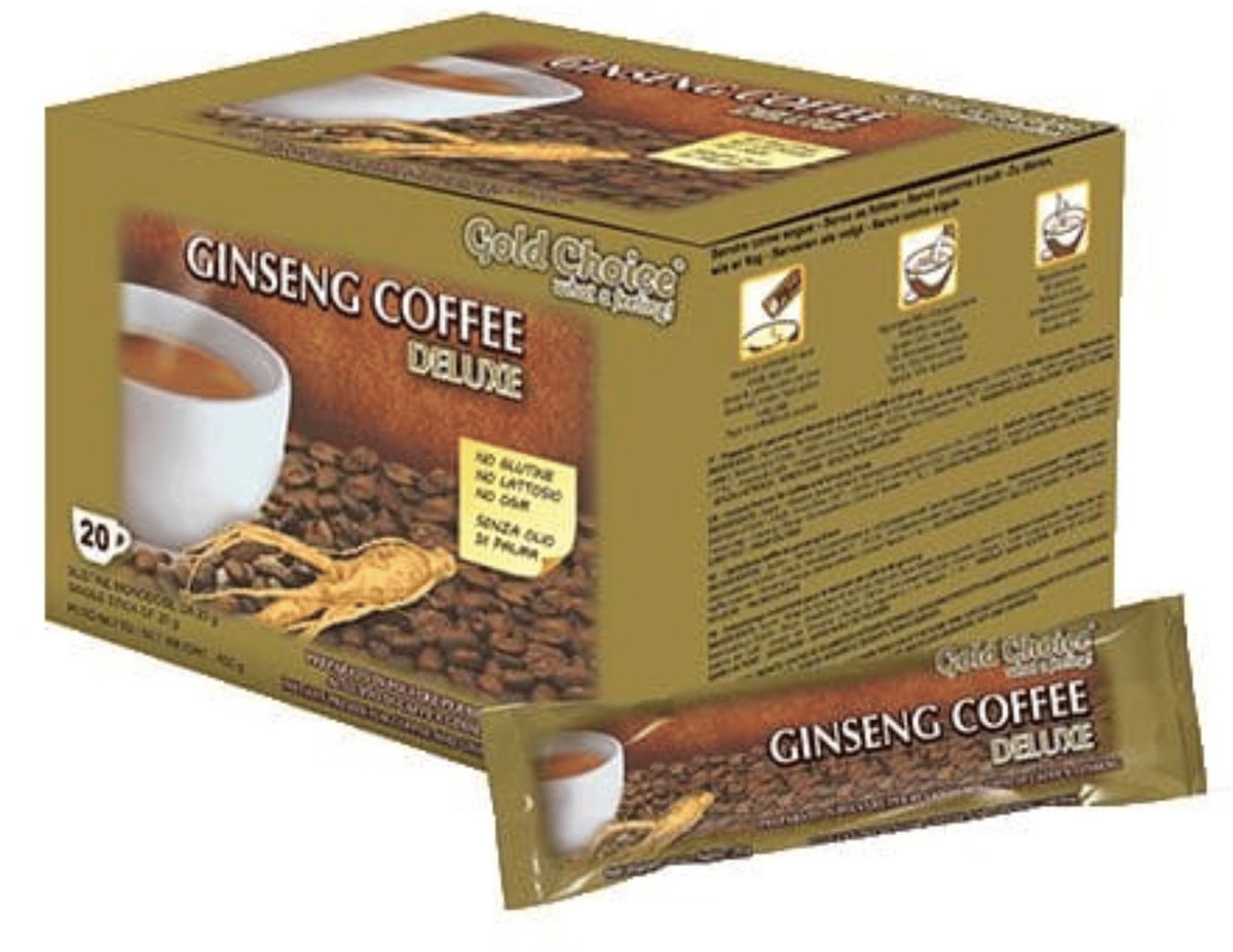 Gold Choice Ginseng Coffee gezoet 20x20g