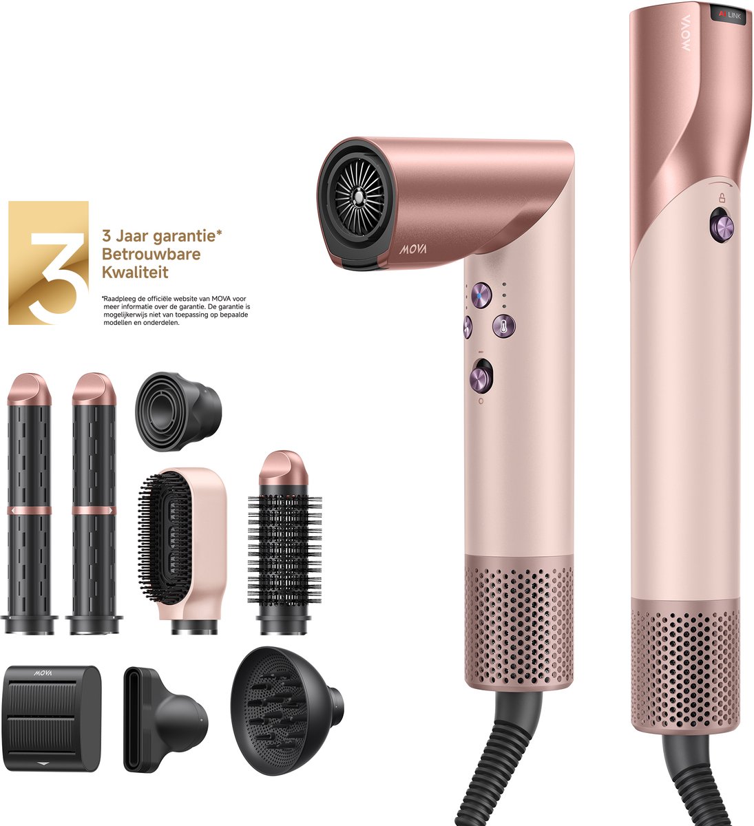 MOVA Master 10 multistyler - 7-in-1 Multistyler Set - Coanda - afbeelding 3