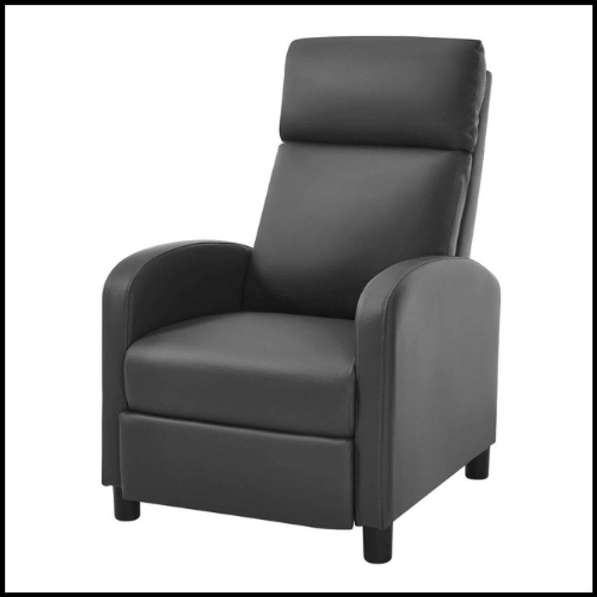 Ergonomische loungestoel in donkergrijs – comfort en stijl voor elk interieur