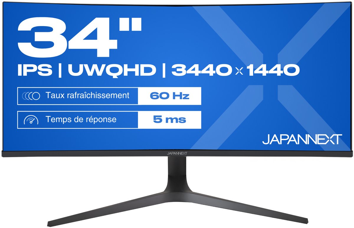 Bureaumonitor 27'' inch 4K UHD 60 Hz JN-IPS340UWQHD60C-C65W-HS