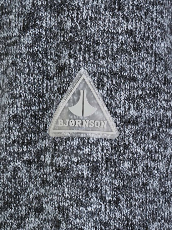 Bjornson - Gilet d'hiver en maille torsadée anthracite Gus Bjornson - taille 6XL