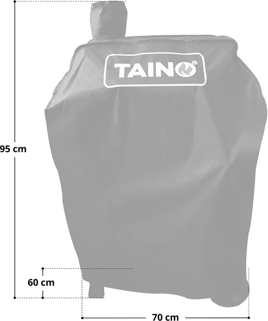 TAINO HERO Set - Smoker klein Grillwagen Houtskoolgrill Grillhaard Staande grill — afbeelding 2