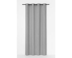 Edera voorhang gordijn taupe 8 Rings 135 x 260 cm
