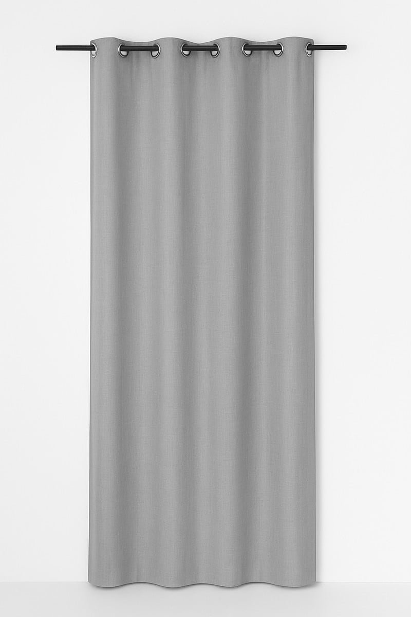Edera voorhang gordijn taupe 8 Rings 135 x 260 cm